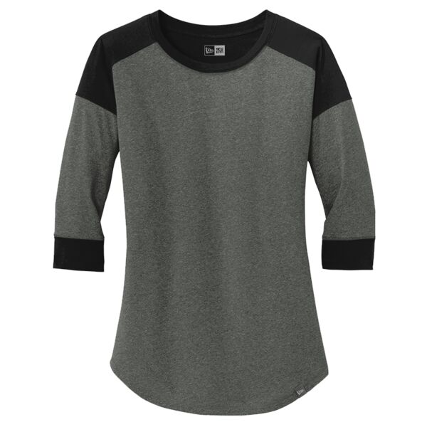 B3-Ladies Heritage Blend 3/4 Sleeve Baseball Raglan Tee Thumbnail