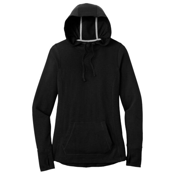 B3R Ladies PosiCharge Tri Blend Wicking Fleece Hooded Pullover Thumbnail