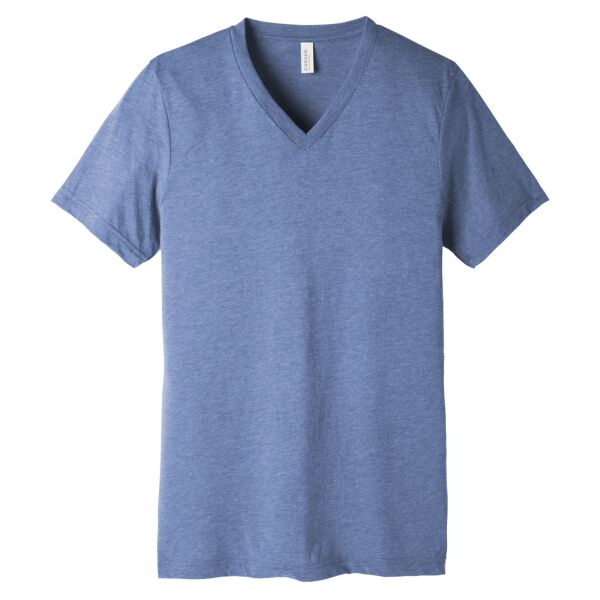 Unisex Triblend Short Sleeve V Neck Tee Thumbnail