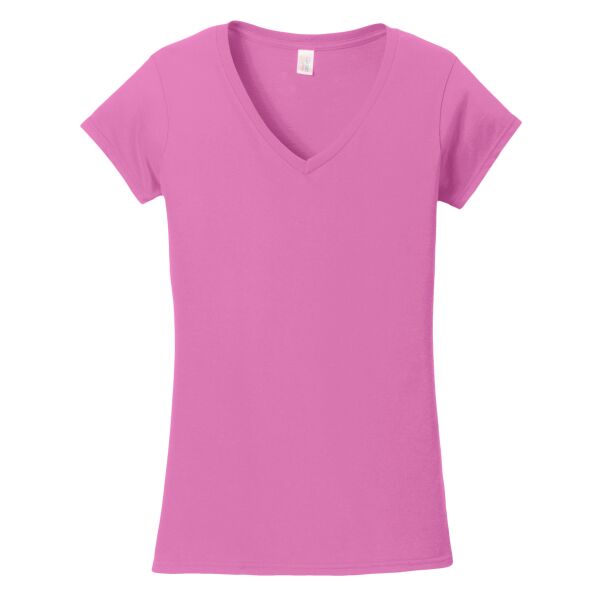 NP-Softstyle ® Ladies Fit V Neck T Shirt Thumbnail