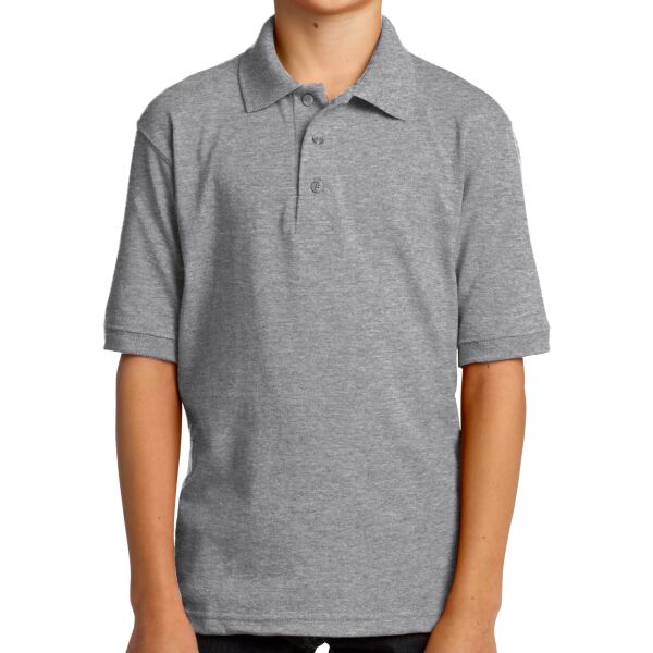 B3np-Youth Core Blend Jersey Knit Polo Thumbnail