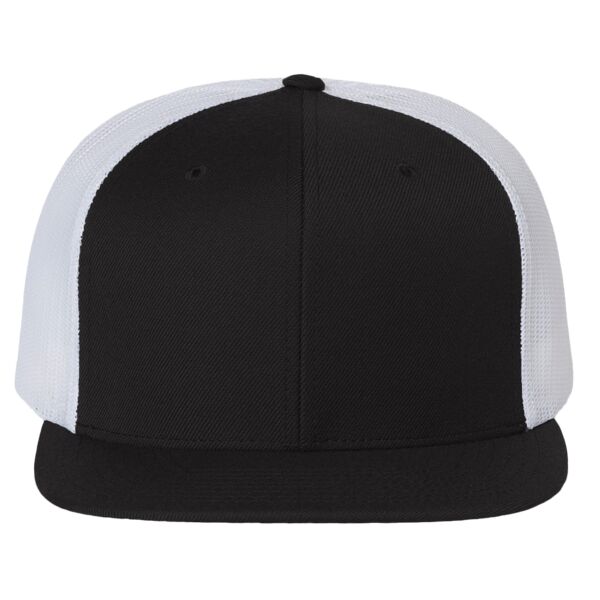 B3np-Wool Blend Flat Bill Trucker Cap Thumbnail