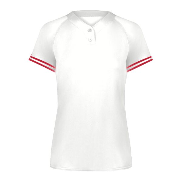 B3 Number Only Ladies Cutter+ Henley Jersey Thumbnail