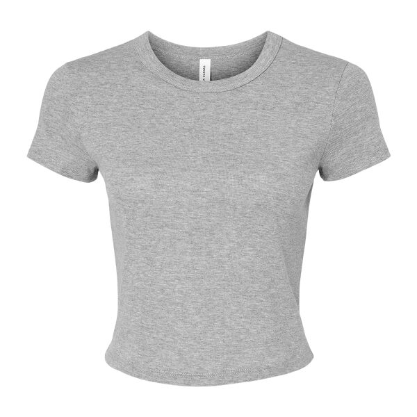 B3 NP Ladies' Micro Ribbed Baby Tee Thumbnail