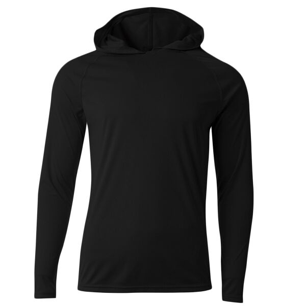 B3VP Men's Cooling Performance Long-Sleeve Hooded T-shirt Thumbnail
