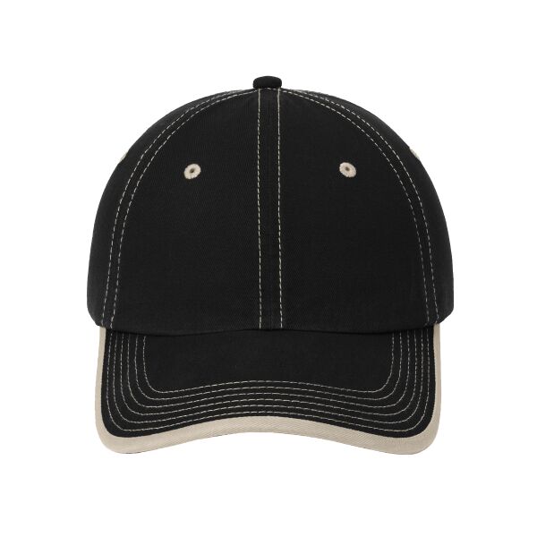 B3VP Vintage Washed Contrast Stitch Cap Thumbnail
