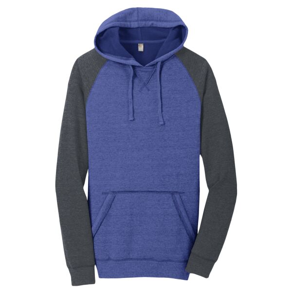 B3VP_Young Mens Lightweight Fleece Raglan Hoodie Thumbnail