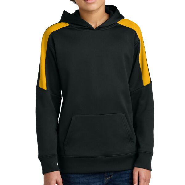 B3VP_Youth Sport Wick ® Fleece United Pullover Hoodie Thumbnail