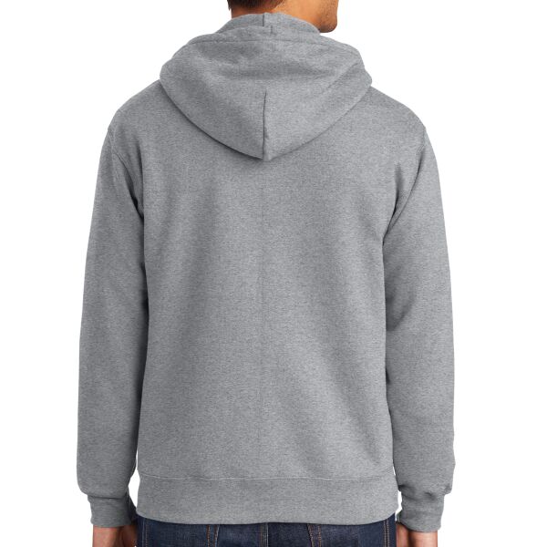 B3Vnp_Essential Fleece Full Zip Hooded Sweatshirt Thumbnail