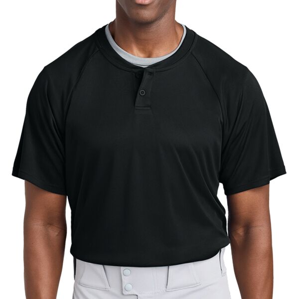 B3VNP_PosiCharge ® Competitor 2 Button Henley Thumbnail