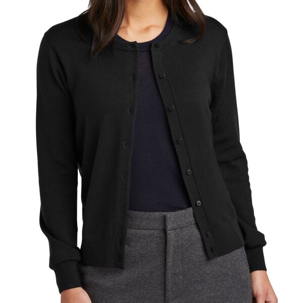 B3R Women's Washable Merino Cardigan Sweater Thumbnail