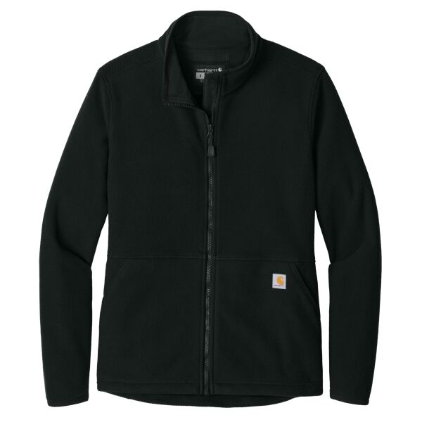 B3R Women's Textured Full Zip Fleece Jacket Thumbnail