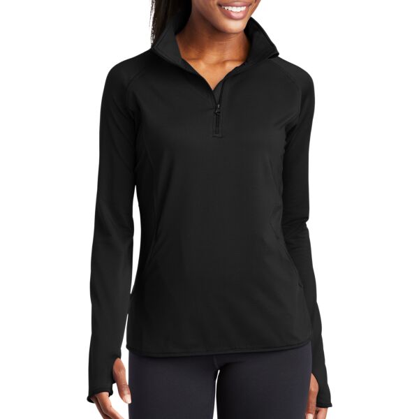 B3RP_Women's Sport Wick ® Stretch 1/4 Zip Pullover Thumbnail
