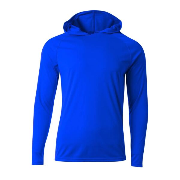 Youth Cooling Performance Long Sleeve Hooded Tee Thumbnail