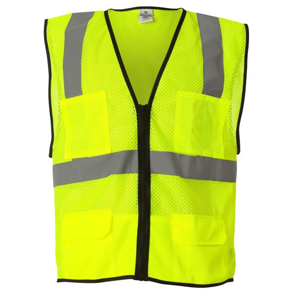 B3R Unisex Economy Mesh 6-Pocket Vest Thumbnail