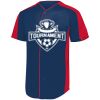 B3VP Youth Full-Button Baseball Jersey Thumbnail