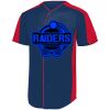 B3VP Youth Full-Button Baseball Jersey Thumbnail