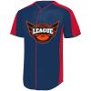 B3VP Youth Full-Button Baseball Jersey Thumbnail