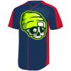 B3VP Youth Full-Button Baseball Jersey Thumbnail