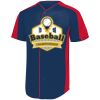 B3VP Youth Full-Button Baseball Jersey Thumbnail