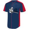 B3VP Youth Full-Button Baseball Jersey Thumbnail