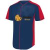 B3VP Youth Full-Button Baseball Jersey Thumbnail