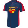 B3VP Youth Full-Button Baseball Jersey Thumbnail