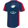 B3VP Youth Full-Button Baseball Jersey Thumbnail