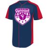 B3VP Youth Full-Button Baseball Jersey Thumbnail