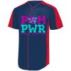 B3VP Youth Full-Button Baseball Jersey Thumbnail