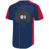 B3VP Youth Full-Button Baseball Jersey Thumbnail