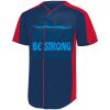 B3VP Youth Full-Button Baseball Jersey Thumbnail