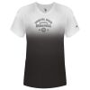 Women's V-Neck Ombre T-Shirt Thumbnail