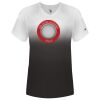 Women's V-Neck Ombre T-Shirt Thumbnail