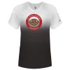 Women's V-Neck Ombre T-Shirt Thumbnail